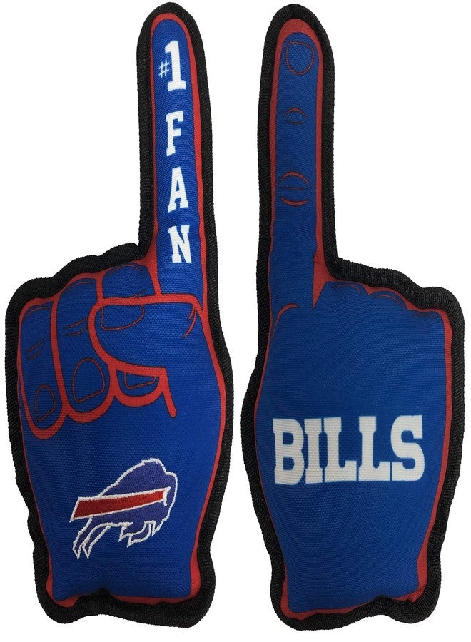 Pets First NFL Buffalo Bills #1 Fan Toy for Dogs & Cats. Best Tough PET Toy with Inner Squeaker - Image 1